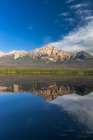 Pyramid Mountain and Pyramid Lake, Jasper National Park. Alberta, Canada Art Print